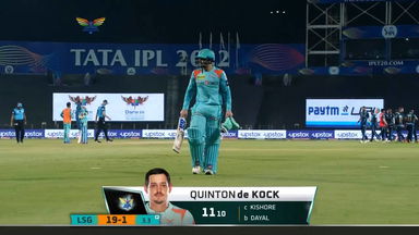 M57: LSG vs GT – Quinton De Kock Wicket