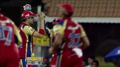 Match 13 CSK vs RCB – Dhoni's Wicket
