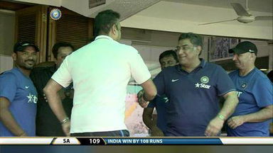 1ST TEST: IND vs SA – Imran Tahir Wicket