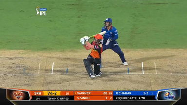 M09: MI vs SRH  – David Warner Six