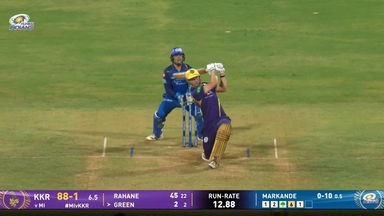 IPL 2026 M02: MI vs KKR - Cameron Green Six