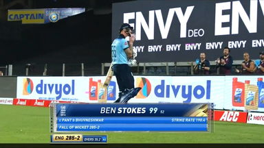 IND vs ENG 2021, 2nd ODI :  Ben Stokes  Wicket