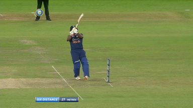 IND vs ENG 2021, 1ST T20I : Rishabh Pant Six