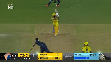 M01: GT vs CSK  – Ruturaj  Gaikwad Six