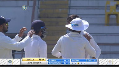Ranji Trophy 2021-22, Gujarat v Kerala: Kerala 1st Innings Fall of Wickets