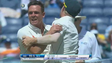 Steve O'Keefe's 6/35 triggers Indian collapse