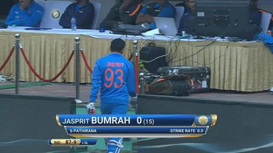 IND vs SL 2017, 1st ODI: Jasprit Bumrah Wicket