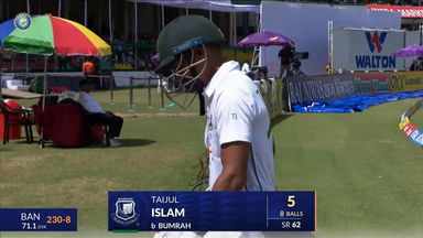 IND vs BAN 2024, 2ND Test: Taijul Islam Wicket