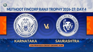 Ranji Trophy 2026-27, KSCA vs SCA, Day 4 (Session 1): Match Highlights
