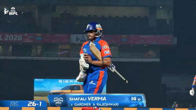 Wicket: Match 17, Gujarat Giants vs Delhi Capitals, WPL 2026: Shafali Verma Wicket