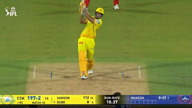 IPL 2026 M18: CSK vs DC - Shivam Dube Six