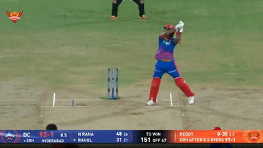 IPL 2026 M31: SRH vs DC - KL Rahul Six