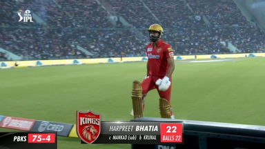 M21: LSG vs PBKS – Harpreet Bhatia Wicket