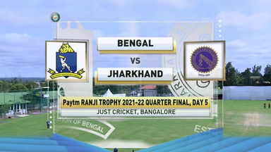 Ranji Trophy 2021-22, Bengal v Jharkhand, QF, Day 5: Match Highlights