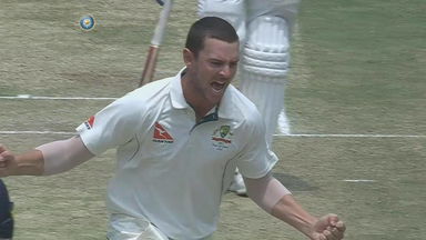 Fiery Hazlewood takes six in second innings