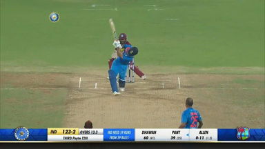 IND vs WI 2018, 3rd T20I: Rishabh Pant Six