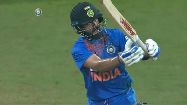 IND vs WI 2019, 3rd T20I: Virat Kohli Six