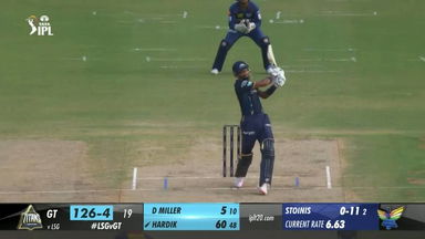 M30: LSG vs GT –  Hardik Pandya  Six