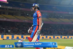 Wicket: Match 17, Gujarat Giants vs Delhi Capitals, WPL 2026: Marizanne Kapp Wicket