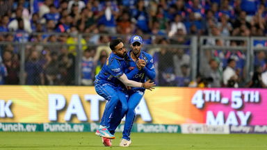 Judgment, Catch, Collision: Tilak holds on to an excellent catch