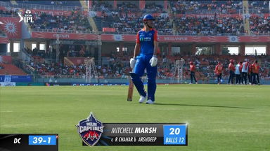 M02: PBKS vs DC –  Mitchell Marsh Wicket