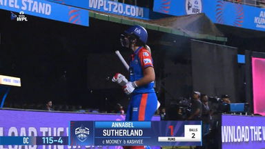Wicket: Match 10, Delhi Capitals vs Gujarat Giants, WPL 2025: Annabel Sutherland Wicket