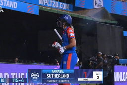 Wicket: Match 10, Delhi Capitals vs Gujarat Giants, WPL 2025: Annabel Sutherland Wicket