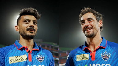 Axar Patel and Mitchell Starc on DC's perfect home farewell