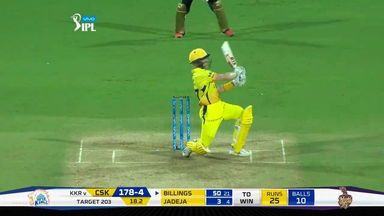 M05: CSK vs KKR – Sam Billings Six