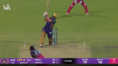 IPL 2026 M28: KKR vs RR - Anukul Roy Six