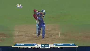 M51: MI vs KXIP – Hardik Pandya Six
