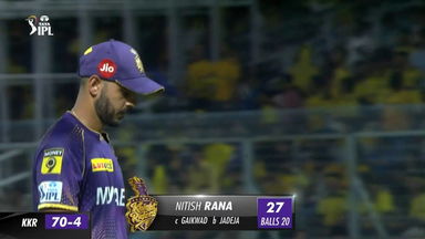 M33: KKR vs CSK – Nitish Rana Wicket