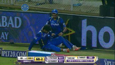 M54: RR vs KKR – Yusuf Pathan Six