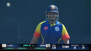 Syed Mushtaq Ali Trophy 2022: Gujarat captain Priyank Panchal's 59-run opening act