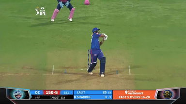M34: DC vs RR – Shardul Thakur Six