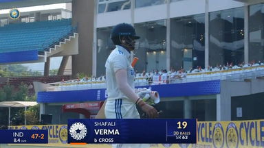 IND-W vs ENG-W 2023, 1st Test: Shafali Verma Wicket