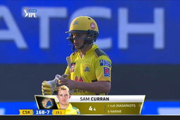 M38: CSK vs KKR – Sam Curran Wicket