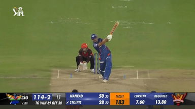 M58: SRH vs LSG –  Marcus Stoinis  Six