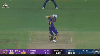 IPL 2026 M25: GT vs KKR - Rovman Powell Six
