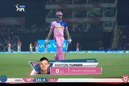 M32: KXIP vs RR – Ashton Turner Wicket