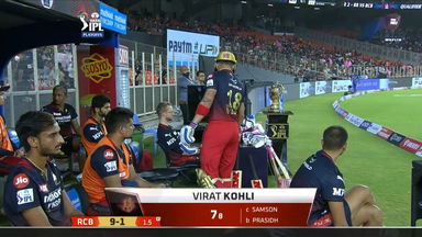 Q2: RR vs RCB – Virat Kohli Wicket