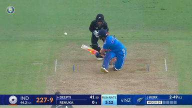 IND-W vs NZ-W 2024, 1st ODI: Deepti Sharma Wicket