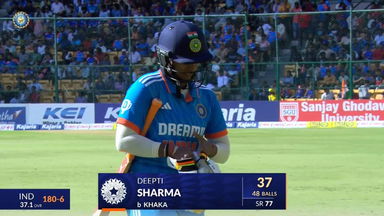 IND-W vs SA-W 2024, 1st ODI: Deepti Sharma Wicket