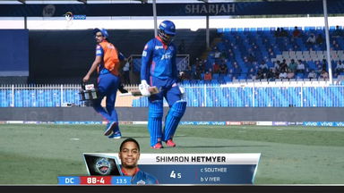 M41: KKR vs DC – Shimron Hetmyer Wicket