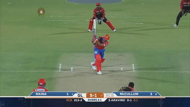 M20: GL vs RCB   – Suresh Raina Six