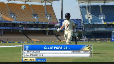 IND vs ENG 2021, 1st Test, Day 4: Ollie Pope Wicket