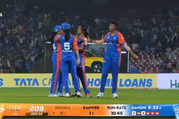Wicket: Match 4, Delhi Capitals vs Gujarat Giants, WPL 2026: Renuka Singh Wicket