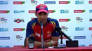 CLT20 2012 M23: LIO vs SYD – Press Conference - Alviro Petersen