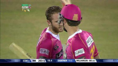 CLT20 2014 M3: COB vs NK  –   Man Of The Match – Kane Williamson