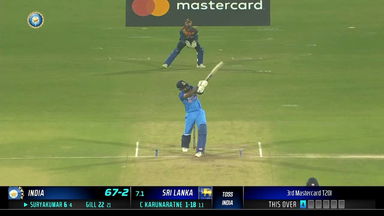 IND vs SL 2023, 3RD T20I: Suryakumar Yadav  Six